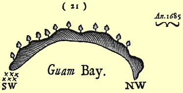 Guam Bay map