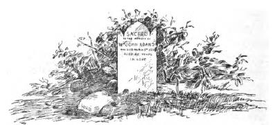 J. Adams tombstone