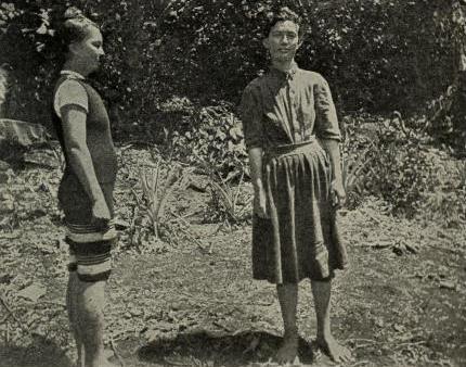 Girls in Bathing Costume.