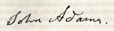 Adams's Signature
