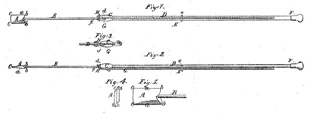 C F Brown patent drawing